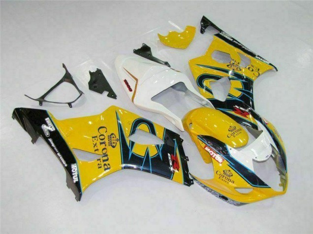 2003-2004 Yellow GSXR 1000 Motorcycle Fairings