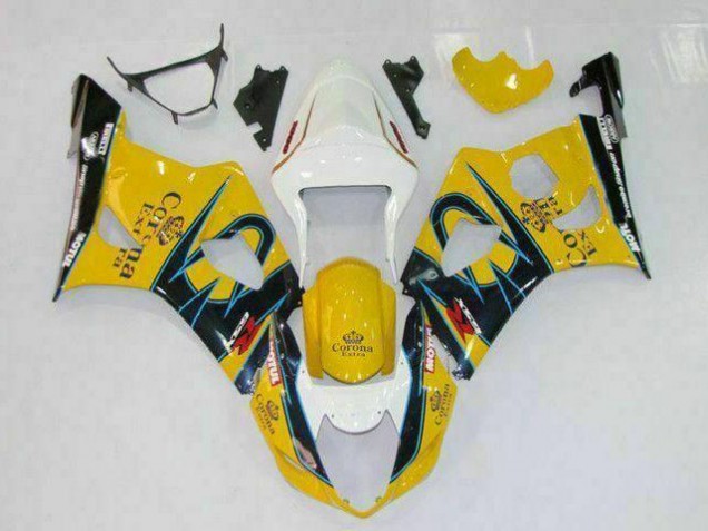 2003-2004 Yellow GSXR 1000 Motorcycle Fairings