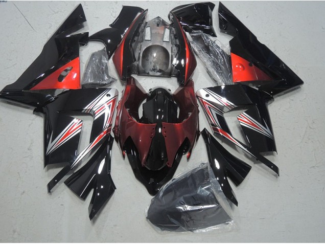 2003-2005 Black Red ZX10R Motorcycle Fairings 2003-2005 Black Red ZX10R Motorcycle Fairings