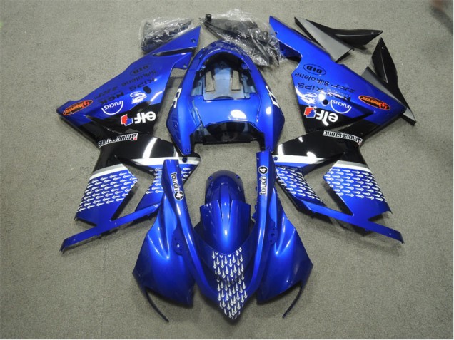 2003-2005 Blue Touch4 ZX10R Motorcycle Fairings 2003-2005 Blue Touch4 ZX10R Motorcycle Fairings