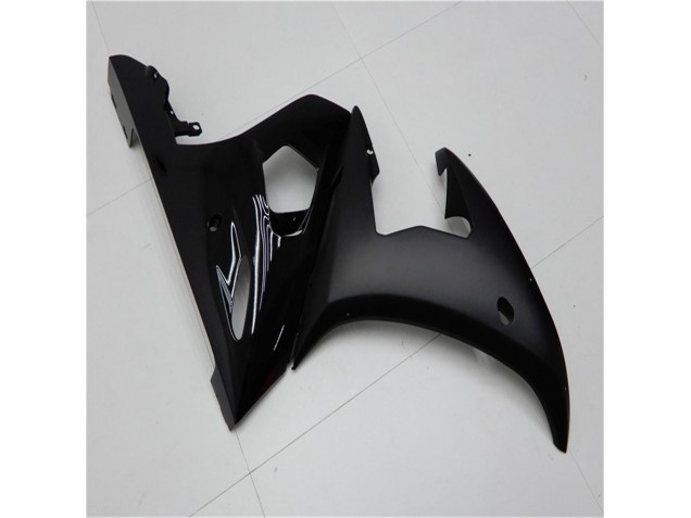 2003-2005 Glossy Matte Black YZF R6 Motorcycle Fairings 2003-2005 Glossy Matte Black YZF R6 Motorcycle Fairings