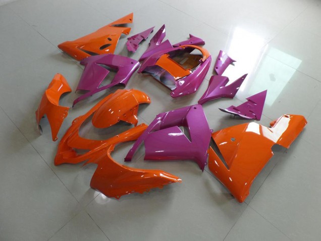 2003-2005 Orange and Pink ZX10R Motorcycle Fairings 2003-2005 Orange and Pink ZX10R Motorcycle Fairings