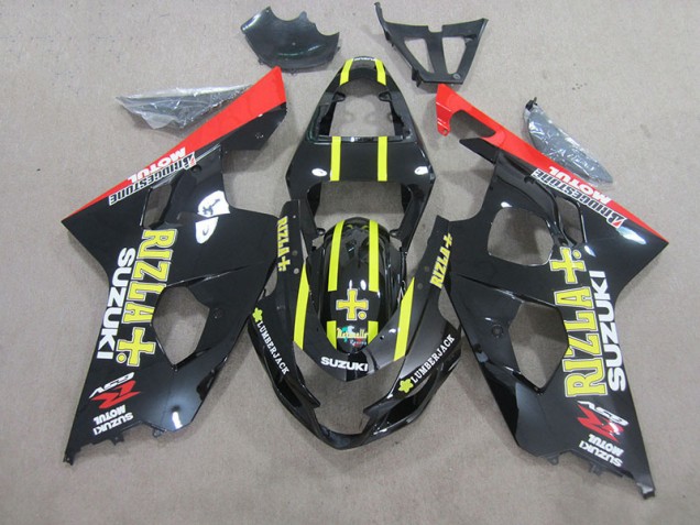 2004-2005 Black Yellow Rizla GSXR 750 Motorcycle Fairings 2004-2005 Black Yellow Rizla GSXR 750 Motorcycle Fairings
