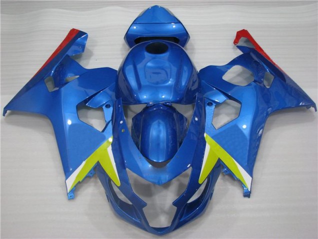 2004-2005 Blue GSXR 600/750 Motorcycle Fairings 2004-2005 Blue GSXR 600/750 Motorcycle Fairings