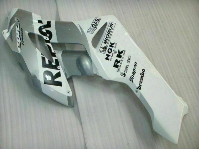 2004-2005 Silver White Repsol CBR1000RR Motorcycle Fairings 2004-2005 Silver White Repsol CBR1000RR Motorcycle Fairings