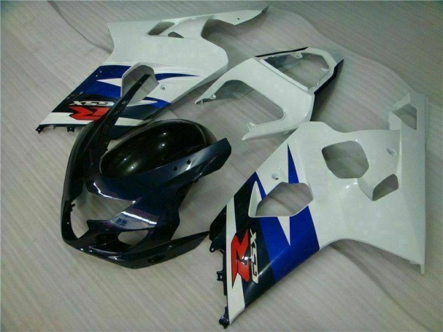 2004-2005 White Black GSXR 600/750 Motorcycle Fairings 2004-2005 White Black GSXR 600/750 Motorcycle Fairings