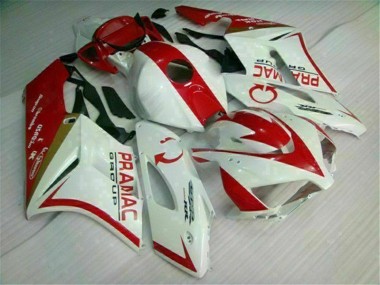 2004-2005 White Red CBR1000RR Motorcycle Fairing Kits & Plastic