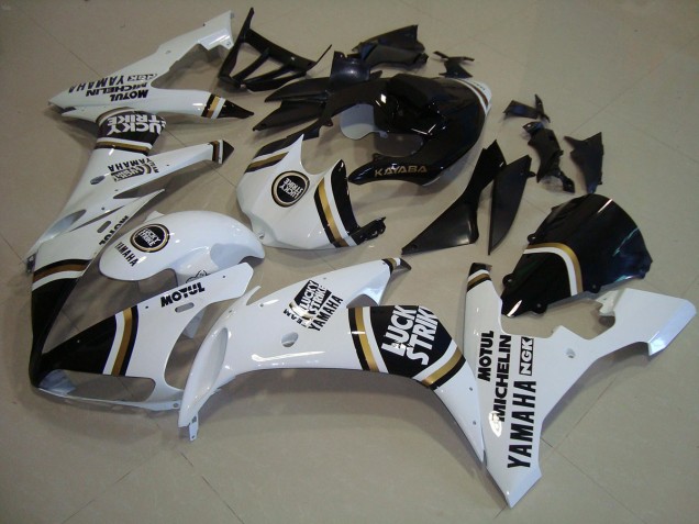 2004-2006 Black Gold White YZF R1 Motorcycle Fairings 2004-2006 Black Gold White YZF R1 Motorcycle Fairings