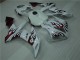 2004-2006 White Red Flame YZF R1 Motorcycle Fairings 2004-2006 White Red Flame YZF R1 Motorcycle Fairings