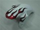 2004-2006 White Red Flame YZF R1 Motorcycle Fairings 2004-2006 White Red Flame YZF R1 Motorcycle Fairings