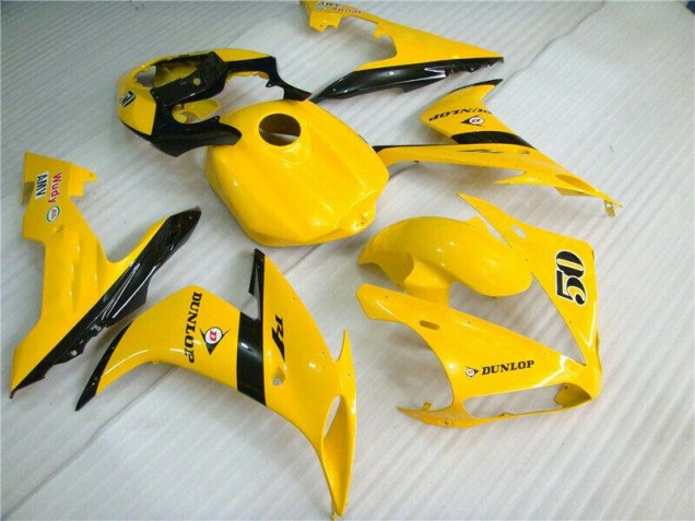2004-2006 Yellow YZF R1 Motorcycle Fairings 2004-2006 Yellow YZF R1 Motorcycle Fairings