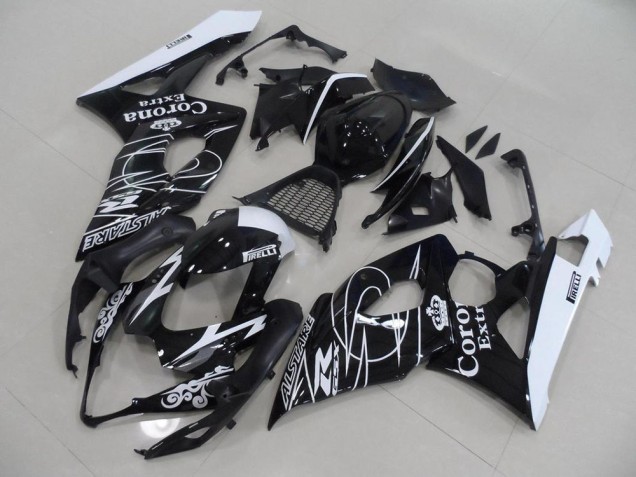 2005-2006 Black Corona GSXR 1000 Motorcycle Fairings