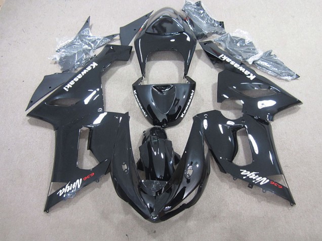 2005-2006 Black Ninja 636 ZX6R Motorcycle Fairing 2005-2006 Black Ninja 636 ZX6R Motorcycle Fairing