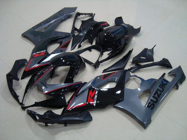 2005-2006 Black Red Decals GSXR 1000 Motorcycle Fairings