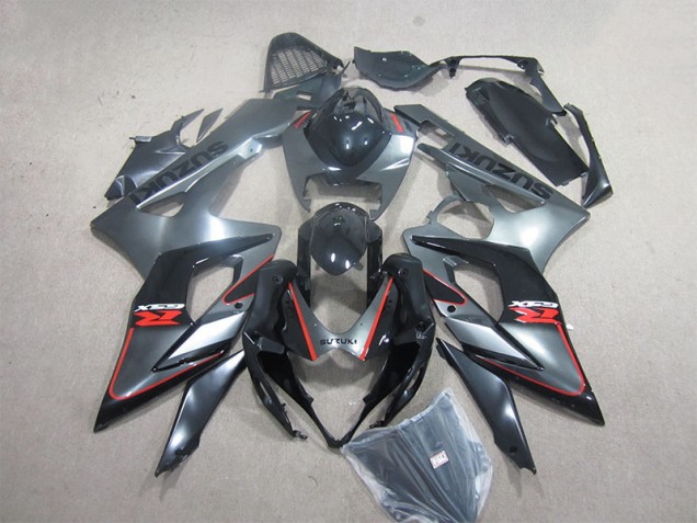 2005-2006 Black Red GSXR 1000 Motorcycle Fairing 2005-2006 Black Red GSXR 1000 Motorcycle Fairing