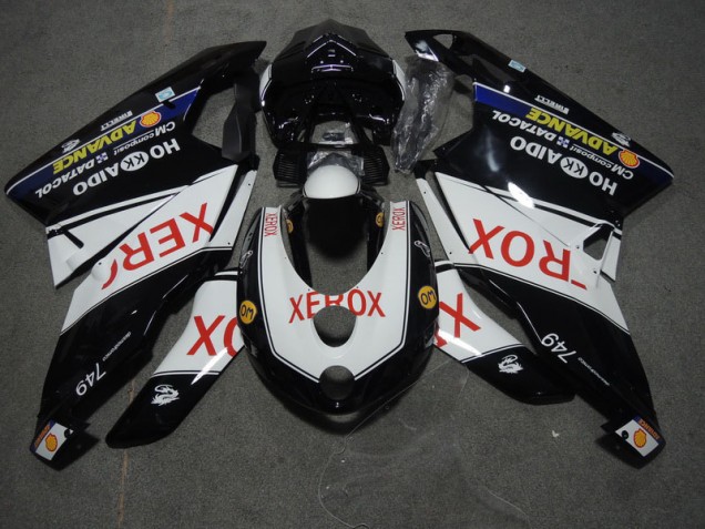 2005-2006 Black White Xerox Ducati 749 Motorcycle Fairings 2005-2006 Black White Xerox Ducati 749 Motorcycle Fairings