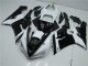 2005-2006 Black White ZX6R Motorcycle Fairings 2005-2006 Black White ZX6R Motorcycle Fairings