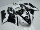 2005-2006 Black White ZX6R Motorcycle Fairings 2005-2006 Black White ZX6R Motorcycle Fairings