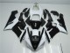 2005-2006 Black White ZX6R Motorcycle Fairings 2005-2006 Black White ZX6R Motorcycle Fairings