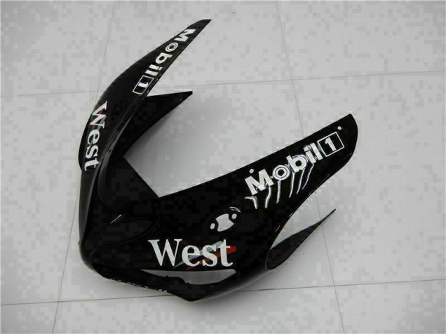 2005-2006 Black ZX6R Motorcycle Fairings 2005-2006 Black ZX6R Motorcycle Fairings
