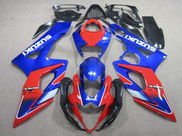2005-2006 Blue Red GSXR 1000 Motorcycle Fairings 2005-2006 Blue Red GSXR 1000 Motorcycle Fairings