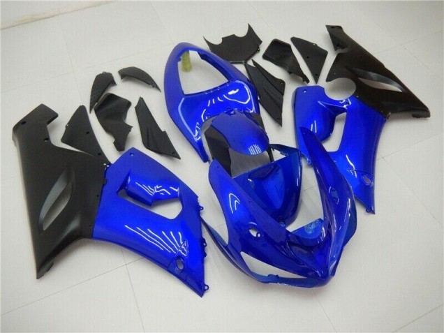2005-2006 Blue ZX6R Motorcycle Fairing 2005-2006 Blue ZX6R Motorcycle Fairing