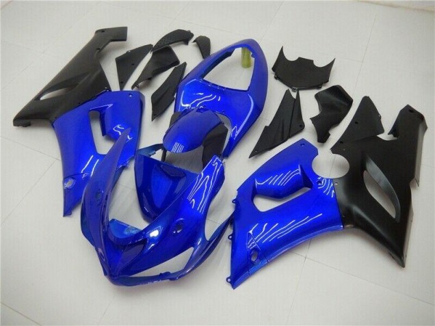 2005-2006 Blue ZX6R Motorcycle Fairing 2005-2006 Blue ZX6R Motorcycle Fairing