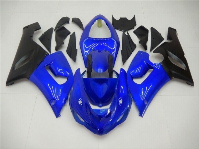 2005-2006 Blue ZX6R Motorcycle Fairing 2005-2006 Blue ZX6R Motorcycle Fairing