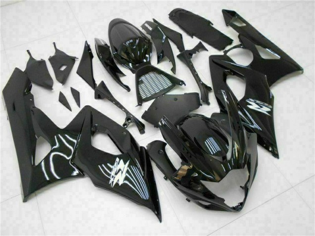 2005-2006 Glossy Black GSXR 1000 Motorcycle Fairing 2005-2006 Glossy Black GSXR 1000 Motorcycle Fairing