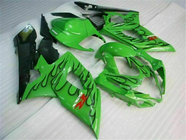 2005-2006 Green GSXR 1000 Motorcycle Fairings 2005-2006 Green GSXR 1000 Motorcycle Fairings