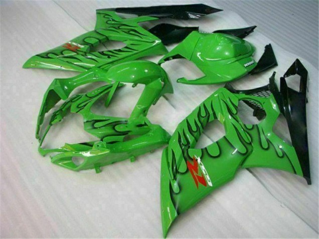 2005-2006 Green GSXR 1000 Motorcycle Fairings 2005-2006 Green GSXR 1000 Motorcycle Fairings