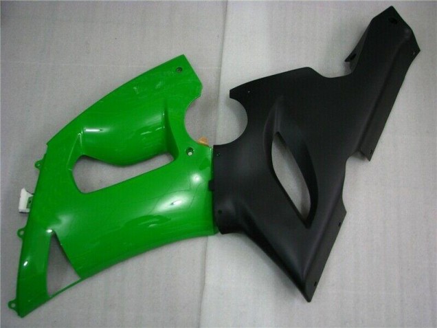 2005-2006 Green Matte Black ZX6R Motorcycle Fairings 2005-2006 Green Matte Black ZX6R Motorcycle Fairings