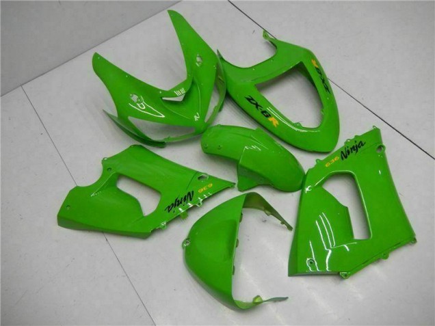 2005-2006 Green ZX6R Motorcycle Fairing Kits 2005-2006 Green ZX6R Motorcycle Fairing Kits