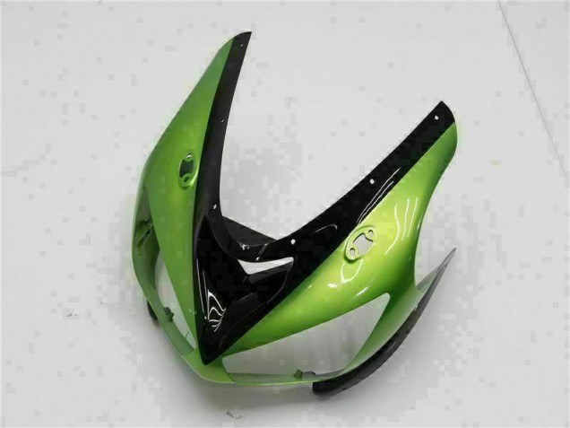 2005-2006 Green ZX6R Motorcycle Fairing Kits & Plastic