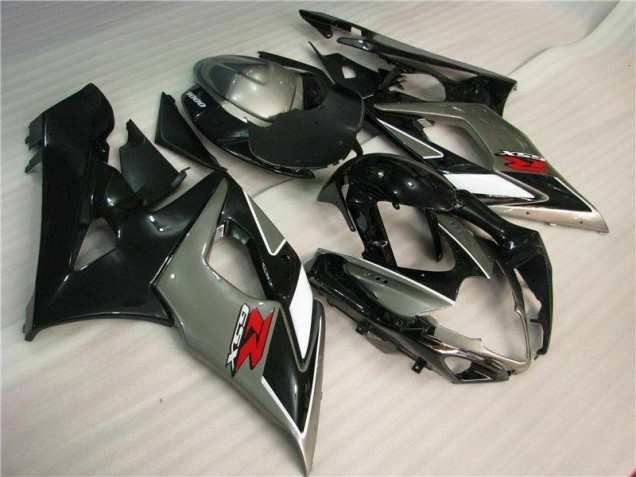 2005-2006 Grey Black GSXR 1000 Motorcycle Fairing 2005-2006 Grey Black GSXR 1000 Motorcycle Fairing