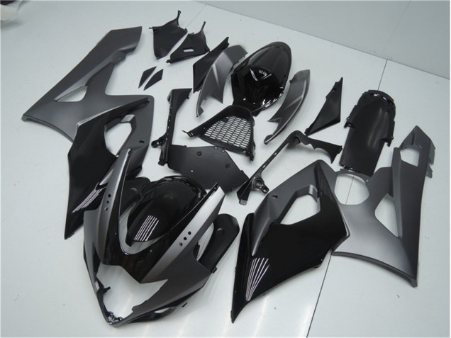 2005-2006 Grey Black GSXR 1000 Motorcycle Fairings 2005-2006 Grey Black GSXR 1000 Motorcycle Fairings