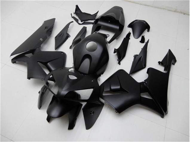 2005-2006 Matte Black CBR600RR Motorcycle Fairings 2005-2006 Matte Black CBR600RR Motorcycle Fairings