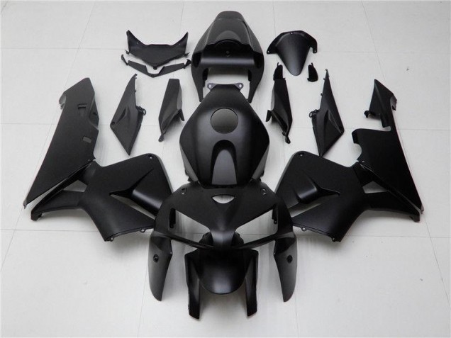 2005-2006 Matte Black CBR600RR Motorcycle Fairings 2005-2006 Matte Black CBR600RR Motorcycle Fairings