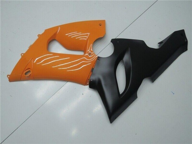 2005-2006 Orange Black ZX6R Motorcycle Fairings 2005-2006 Orange Black ZX6R Motorcycle Fairings