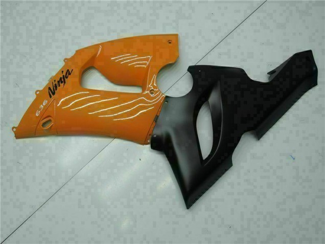 2005-2006 Orange ZX6R Motorcycle Fairings