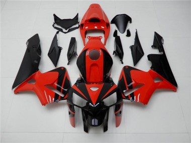 2005-2006 Red Black CBR600RR Motorcycle Fairing