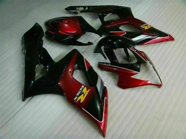 2005-2006 Red Black GSXR 1000 Motorcycle Fairing