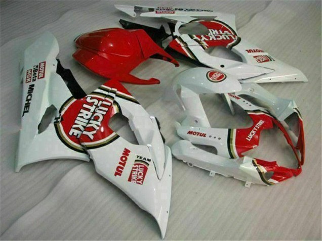 2005-2006 Red White GSXR 1000 Motorcycle Fairing 2005-2006 Red White GSXR 1000 Motorcycle Fairing
