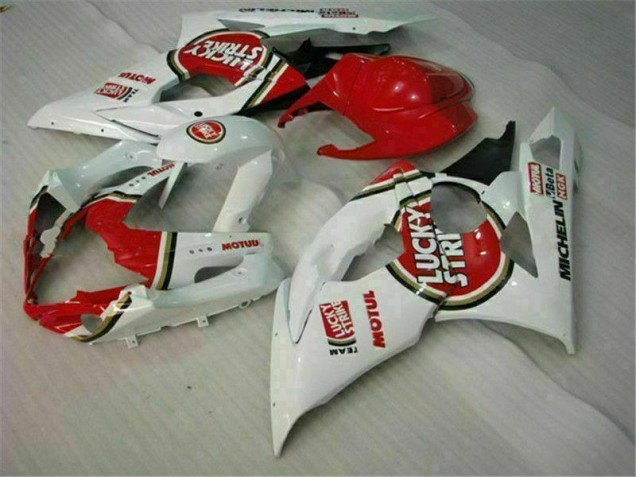 2005-2006 Red White GSXR 1000 Motorcycle Fairing 2005-2006 Red White GSXR 1000 Motorcycle Fairing