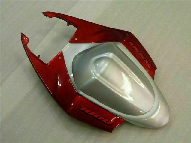 2005-2006 Red White GSXR 1000 Motorcycle Fairings 2005-2006 Red White GSXR 1000 Motorcycle Fairings