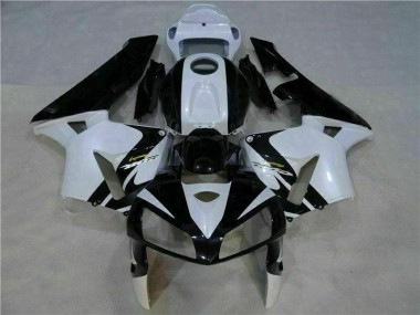 2005-2006 White Black CBR600RR Motorcycle Bodywork