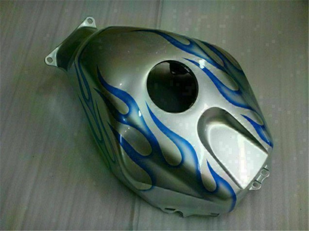 2005-2006 White Blue Flame CBR600RR Motorcycle Fairings 2005-2006 White Blue Flame CBR600RR Motorcycle Fairings