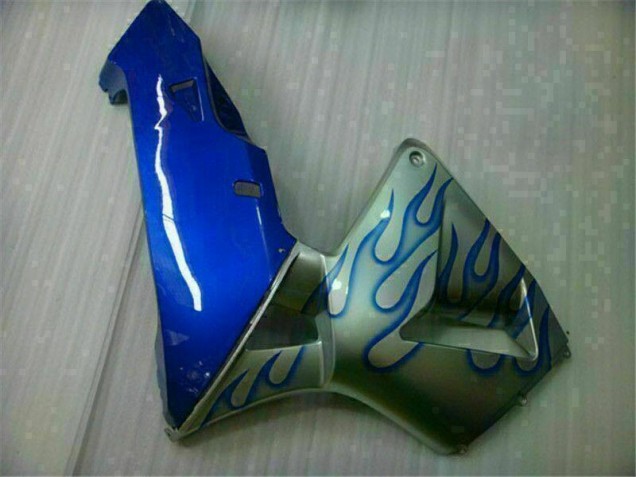 2005-2006 White Blue Flame CBR600RR Motorcycle Fairings 2005-2006 White Blue Flame CBR600RR Motorcycle Fairings