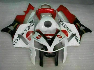 2005-2006 White CBR600RR ABS Motorcycle Fairings