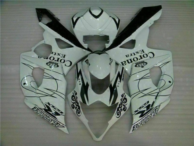 2005-2006 White GSXR 1000 Motorcycle Bodywork 2005-2006 White GSXR 1000 Motorcycle Bodywork